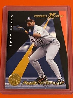 Tony Clark #145 1997 Pinnacle X Press [Peak Performers] Baseball Trading Card